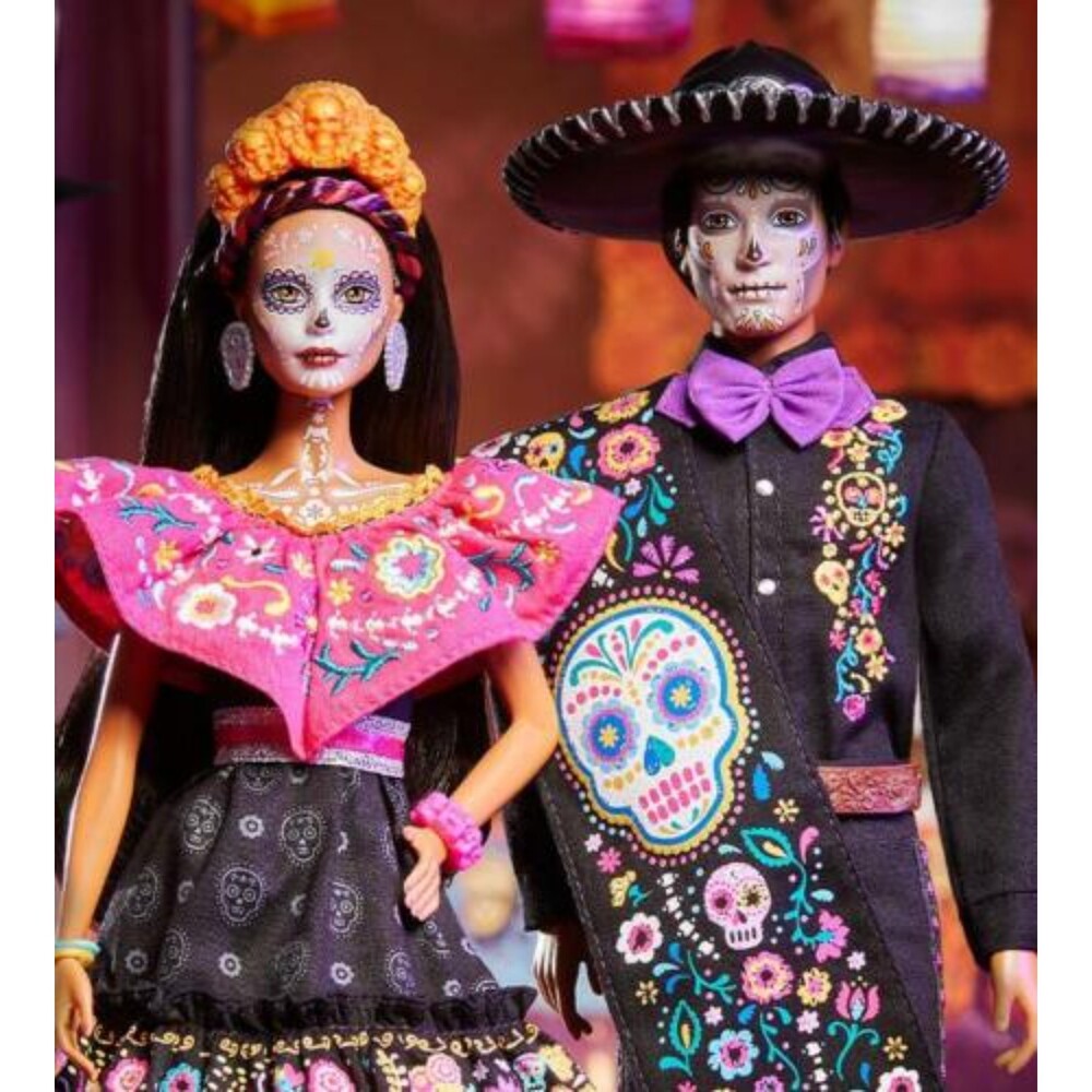 2021 Barbie & Ken Dia De Los Muertos Day of the Dead Dolls Factory Sealed ! NRFB